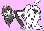 alternate_species anthro bent_over camel_toe clothing female holding_head looking_at_butt looking_back panties panty_shot solo transformation underwear andetheslayer animal_humanoid canid canid_humanoid canine canine_humanoid canis dalmatian dog_humanoid domestic_dog humanoid mammal mammal_humanoid hi_res