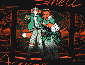 3d_glasses anthro black_nose boots bottomwear clothed clothing denim denim_bottomwear denim_clothing duo eyewear floppy_ears folded_ears footwear fur glasses jacket jeans kemono looking_at_viewer male male/male multicolored_body multicolored_fur pants shoes skateboard slightly_chubby slightly_chubby_anthro slim slim_anthro text topwear torn_bottomwear torn_clothing torn_jeans torn_pants two_tone_body two_tone_fur vehicle vest nagabe smell_(mucknagabe) joseph_(mucknagabe) noi_(mucknagabe) border_collie canid canine canis collie domestic_dog herding_dog mammal pastoral_dog sheepdog 2026 english_text promotional_material