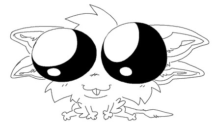 3_fingers 3_toes 4_ears ambiguous_gender anthro big_eyes black_eyes black_sclera blush buckteeth cheek_tuft chibi closed_smile daww facial_tuft feathered_wings feathers feet fingers front_view fur glistening glistening_eyes hair happy looking_at_viewer mouth_closed multi_ear nude semi-anthro simple_background sitting smile solo tail teeth toes toony tuft white_background winged_arms wings conhugo fyr_(fenrir784) avali avian bird 2026 black_and_white digital_drawing_(artwork) digital_media_(artwork) monochrome pixel_(artwork)