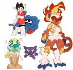 ? ambiguous_gender blush cum cum_inside dunsparce eyes_closed female fire ghost haunter human infernape interspecies male mammal monkey nintendo paperclip_(artist) penis plain_background pokémon poképhilia precum primate pussy reptile scalie snake spirit straight sweat tangela tentacles video_games vorarephilia white_background wide_hips wings
Rating: Explicit
Score: 13
User: chdgs
Date: October 29, 2013