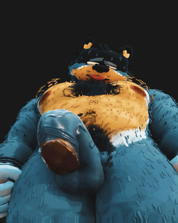 anthro balls black_background blep body_hair chest_hair erection genitals glans humanoid_genitalia humanoid_penis low-angle_view male navel nipples nude penis pubes simple_background solo tongue tongue_out vein veiny_penis errorspp bluey_(series) bandit_heeler australian_cattle_dog canid canine canis cattledog domestic_dog herding_dog mammal pastoral_dog 3d_(artwork) 3d_animation 4:5 animated blender_(artwork) digital_media_(artwork) hi_res