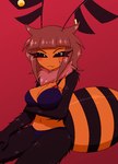 antennae_(anatomy) anthro arthropod_abdomen bikini breasts clothing female female_anthro fur furry_arms furry_legs neck_tuft solo swimwear tuft two-piece_swimsuit realmk tower_heroes beetrice_(tower_heroes) animal_humanoid arthropod arthropod_humanoid bee humanoid hymenopteran hymenopteran_humanoid insect insect_humanoid