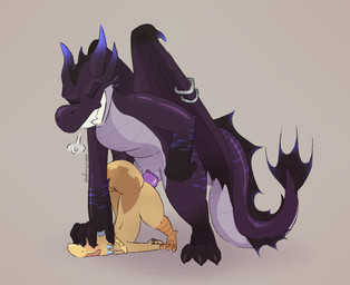 ambiguous_gender ambiguous_penetrated animal_genitalia anthro anthro_on_anthro anthro_penetrated anthro_penetrating anthro_penetrating_anthro ass_up clenched_teeth dominant duo fin genital_slit genitals hand_on_head horn jack-o'_pose looking_pleasured male male/ambiguous male_penetrating male_penetrating_ambiguous penetration penis piercing pinned pose raised_tail ring ring_piercing sex size_difference smaller_penetrated submissive tail teeth wings domanceeo_dum mythology ligero_(domanceeo) dragon kobold mythological_creature mythological_scalie scalie hi_res male_(lore)