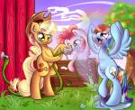 2013 absurd_res applejack_(mlp) blonde_hair blue_eyes blue_fur carligercarl cowboy_hat cutie_mark equine female freckles friendship_is_magic fur group hair hat hi_res horse hose mammal multi-colored_hair my_little_pony orange_fur outside pegasus pink_fur pink_hair pinkie_pie_(mlp) pony rainbow_dash_(mlp) rainbow_hair tongue tongue_out water wet wings
Rating: Safe
Score: 6
User: Falord
Date: December 22, 2013