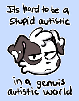annoyed anthro blue_background brown_body brown_fur fur half-closed_eyes looking_at_viewer male narrowed_eyes simple_background solo text tired_of_this_shit unimpressed white_body white_fur young young_anthro young_male spudnikmutt spudnik_(spudnikmutt) canid canine canis chihuahua domestic_dog hybrid mammal toy_dog 2026 english_description english_text headshot_portrait portrait adult_(lore)