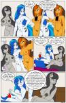 anthro anthrofied bed big_breasts blue_hair breast_size_difference breasts cellphone comic cutie_mark dekomaru dialogue duo earth_pony electronics english_text equid equine eyes_closed female female/female friendship_is_magic fur furniture genitals grey_body grey_fur grey_hair group hair hasbro hi_res horn horse mammal my_little_pony mythological_creature mythological_equine mythology navel nipples nude octavia_(mlp) orange_hair orange_nipples phone pony pussy smartphone speech_bubble text tongue tongue_out unicorn vinyl_scratch_(mlp) white_body white_fur yellow_body yellow_fur
