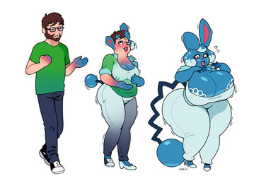 anthro basic_sequence beard big_breasts blue_body bottomwear breast_growth breasts brown_hair butt butt_expansion clothing curvy_figure expansion eyewear facial_hair female footwear gender_transformation glasses green_clothing green_shirt green_topwear growth hair high_heels huge_breasts human_to_anthro jewelry linear_sequence male mid_transformation mtf_transformation pants shirt shoes simple_background solo species_transformation surprised tail tail_growth three_frame_sequence topwear transformation transformation_sequence voluptuous white_background white_clothing white_footwear white_high_heels wide_hips blackshirtboy nintendo pokemon azumarill generation_2_pokemon human mammal pokemon_(species) 2022 absurd_res digital_media_(artwork) hi_res