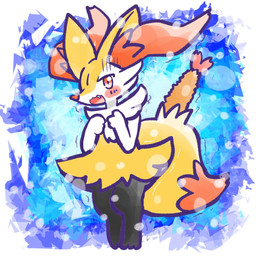 ambiguous_anthro ambiguous_gender anthro biped blush blush_stickers border cute_fangs digitigrade dipstick_tail fangs food front_view gloom_lines looking_at_viewer markings object_in_tail open_mouth shaking shrimp_(food) simple_background snout solo standing tail tail_markings teeth three-quarter_view trembling wavy_mouth white_border annyui0611 nintendo pokemon braixen canid generation_6_pokemon mammal pokemon_(species) 1:1 2025 digital_drawing_(artwork) digital_media_(artwork) full-length_portrait hi_res japanese_description portrait translated_description