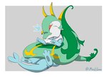 ambiguous_gender cheek_bulge coiling duo eeveelution feral feral_pred feral_prey forced generation_1_pokemon generation_5_pokemon head_first hi_res maoegou nintendo oral_vore partially_inside pokemon pokemon_(species) pokemon_pred serperior simple_background unwilling_prey vaporeon vore