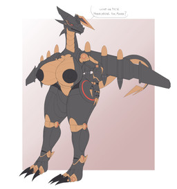 aircraft airplane anthro areola back_wings big_areola big_breasts big_nipples black_body breasts claws curvy_figure dragon_tail female genitals huge_breasts hyper hyper_breasts jet machine metallic_body nipples not_furry nude nude_anthro nude_female red_eyes simple_background solo tail tan_body text thick_thighs vehicle voluptuous vulva wide_hips wings ndragon3 final_fantasy final_fantasy_xiv mythology square_enix dragon landerwaffe living_aircraft living_machine living_vehicle mechanical_dragon mythological_creature mythological_scalie robot scalie english_text hi_res