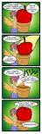 4koma absurd_res anibaruthecat anthro anthrofied apple apple_bloom_(mlp) applebloomers basket clothed clothing comic container dialogue digital_media_(artwork) disembodied_hand duo english_text equid equine feathered_wings feathers female food friendship_is_magic fruit gloves green_background hair handwear hasbro hi_res japanese_text magic mammal my_little_pony mythological_creature mythological_equine mythology navel offscreen_character orange_body orange_feathers pegasus plant purple_eyes purple_hair scootaloo_(mlp) simple_background solo_focus standing text wings