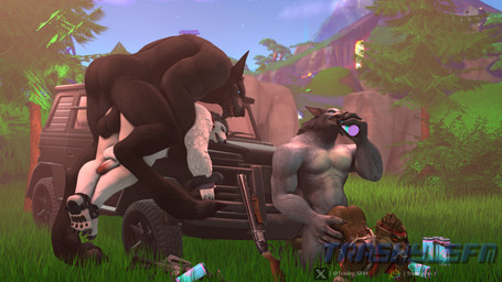 anal anal_penetration anthro anthro_on_anthro anthro_penetrated anthro_penetrating anthro_penetrating_anthro balls big_butt butt clothed clothing erection fur genitals group gun headgear knot knotted_penis knotting male male/male male_anthro male_penetrated male_penetrating male_penetrating_male muscular nude open_mouth outside_sex penetration penile penis ranged_weapon sex teeth tongue weapon white_body white_fur trashy_sfm dollymolly323_(modeler) blizzard_entertainment epic_games fortnite mythology warcraft dire_(fortnite) polar_patroller bear canid canine canis mammal mythological_canine mythological_creature polar_bear ursine werecanid werecanine werecreature werewolf wolf worgen 16:9 3d_(artwork) 4k absurd_res digital_media_(artwork) hi_res source_filmmaker_(artwork) widescreen