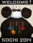 ambiguous_gender enema enema_bulb looking_at_viewer nurse russian solo text vasily_slonov cheburashka olympics sochi_2014 cheburashka_(character) unknown_species english_text