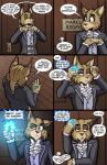 anthro biped comic digital_media_(artwork) english_text fan_character felid feline heresy_(artist) hi_res keidran lynx mammal reynold_(hunterx90) solo speech_bubble text twokinds