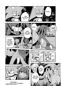anal animal_genitalia animal_penis bodily_fluids butt clothed clothing cum cum_drip cum_inside cum_on_back cum_on_face cum_on_penis dripping echidna_penis footwear forest forest_background genital_fluids genitals male male/male manga_style nature nature_background oral partially_clothed penis plant rear_view rimming rimming_male sex shoes spread_butt spreading sweat sweatdrop text tree codyf0xx sega sonic_the_hedgehog_(series) knuckles_the_echidna echidna eulipotyphlan hedgehog mammal monotreme absurd_res comic english_text greyscale hi_res monochrome multiple_scenes
