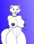 anthro areola big_breasts black_whiskers breasts cheek_tuft digital_drawing_(artwork) digital_media_(artwork) disney domestic_cat duchess_(aristocats) facial_tuft felid feline felis female front_view fur genitals hi_res huge_breasts jewelry lucedo mammal motion_lines navel necklace nipples nude open_mouth open_smile pink_ears pink_nose pink_tongue purple_areola purple_nipples pussy smile solo tail the_aristocats thick_thighs tongue tuft whiskers white_body white_fur white_tail white_tuft wide_hips