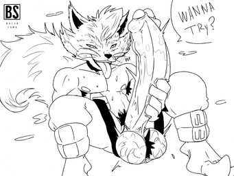 anthro armpit_hair aroused autofellatio balls bedroom_eyes big_balls big_penis bodily_fluids body_hair foreskin genitals glans hairy_balls holding_penis huge_balls huge_penis humanoid_genitalia humanoid_penis hyper hyper_balls hyper_genitalia hyper_penis inviting_to_sex inviting_viewer looking_at_viewer male masturbation musk narrowed_eyes open_mouth oral oral_masturbation penile penile_masturbation penis pubes saliva saliva_on_penis saliva_string seductive sharp_teeth solo speech_bubble talking_to_viewer teeth throbbing throbbing_balls throbbing_penis tongue tongue_out bacon_sama guardians_of_the_galaxy marvel rocket_raccoon mammal procyonid raccoon hi_res monochrome