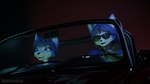 anthro blue_body blue_eyes blue_fur blue_hair blue_skin car driving duo eyewear fur hair night sunglasses sunglasses_on_face vehicle bubbshalub blender_cycles nintendo star_fox krystal_(dogzeela) krystal_(kaylafox) krystal_(star_fox) canid canine fox mammal 16:9 3d_(artwork) digital_media_(artwork) hi_res widescreen