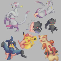 anal anal_fingering anal_penetration animal_genitalia animal_penis anthro anthro_penetrated anus balls bestiality biped canine_genitalia canine_penis disembodied_hand disembodied_penis duo erection fellatio feral feral_penetrated fingering genitals human_on_anthro human_on_feral human_penetrating human_penetrating_anthro human_penetrating_feral interspecies knot looking_back lying male male/male male_on_anthro male_on_feral on_back on_side open_mouth oral penetration penile penis penis_on_head penis_tip pokephilia sex sheath spread_anus spreading teeth tongue tongue_out twang nintendo pokemon arcanine banette generation_1_pokemon generation_3_pokemon generation_4_pokemon generation_5_pokemon human lucario mammal mienshao pikachu pokemon_(species) 1:1 hi_res multiple_images