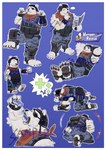 anthro armor camo camo_clothing camo_print claws clothing footwear fur headgear helmet holding_object male multiple_poses overweight overweight_anthro overweight_male pattern_clothing pawpads pose solo uniform white_body white_fur 9x8bit epic_games fortnite lego polar_patroller bear mammal polar_bear ursine absurd_res hi_res