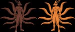 5_fingers 5_toes alternate_form anthro duo feet fingers humanoid_feet humanoid_hands male plantigrade simple_background toes transparent_background sparksstars naruto kurama yang-kurama yin-kurama demon fox_spirit humanoid tailed_beast absurd_res alpha_channel hi_res model_sheet