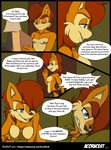 anthro bed bedroom book breasts clothed clothing dialogue duo female furniture male male/female profanity reading smile smirk text topless underwear aval0nx archie_comics sega sonic_the_hedgehog_(archie) sonic_the_hedgehog_(comics) sonic_the_hedgehog_(series) elias_acorn sally_acorn chipmunk ground_squirrel mammal rodent sciurid absurd_res comic english_text hi_res url brother_(lore) brother_and_sister_(lore) sibling_(lore) sister_(lore)