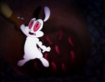 anthro duo feral humor joke male male/male amegared bunnicula_(series) bunnicula chester_(bunnicula) domestic_cat felid feline felis lagomorph leporid mammal rabbit vampire