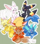 anthro anthrofied breasts female group hair nude pokemorph tail chalo nintendo pokemon crystal_(blitza) ebony_(blitza) elly_(blitza) fan_character ivory_(blitza) jolty lavy_(blitza) canid canine eevee eeveelution espeon flareon generation_1_pokemon generation_2_pokemon jolteon mammal pokemon_(species) umbreon vaporeon