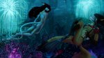 anthro butt clothing diving duo gold_(metal) hair horn long_hair long_tail male male/male mask nude sea spandex swimming swimwear tail teasing tight_clothing water selker selker_ari amphibian anthozoan canid canine cnidarian coral mammal maned_wolf marine nife 16:9 absurd_res hi_res widescreen