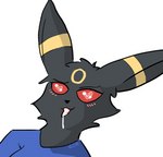 ahegao ambiguous_gender anthro bodily_fluids cum cum_in_mouth cum_inside cum_on_face ears_up genital_fluids glistening glistening_eyes heart_symbol looking_pleasured solo ccr_graph nintendo pokemon eeveelution generation_2_pokemon pokemon_(species) umbreon