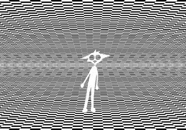 abstract_background ambiguous_gender anthro checkered checkered_background fur pattern_background simple_background solo standing white_body white_fur demensa canid canine canis domestic_dog mammal 2024 hi_res