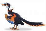 ambiguous_gender biped black_body black_feathers blue_body blue_feathers feathers featureless_chest feral looking_at_viewer nude orange_body orange_feathers simple_background solo tail white_background dinkysaurus dnk archaeopteryx dinosaur dromaeosaurid feathered_dinosaur feathered_scalie prehistoric_species reptile scalie theropod velociraptor 2015 digital_media_(artwork) full-length_portrait portrait