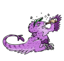 alcohol beer beverage biped bottle bubble claws clothing container drunk drunk_bubble feathered_arms feathers female feral hat headgear headwear holding_bottle holding_container holding_object purple_body purple_feathers sickle_claw simple_background solo substance_intoxication tail toe_claws white_background racecarart dinosaur dromaeosaurid feathered_dinosaur feathered_scalie prehistoric_species reptile saurischian scalie theropod velociraptor 2021 hi_res