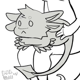 3_fingers 4_ears 5_fingers :3 :< >_< ambiguous/ambiguous ambiguous_gender anthro asking_for_more blush blush_lines chibi clothing crossed_arms duo eyes_closed faceless_character faceless_human feathered_wings feathers feral fingers frown fur hair loafing lying lying_on_lap multi_ear nude on_front on_lap open_mouth petting petting_request simple_background sitting sitting_on_lap size_difference solo_focus tail text tongue tuft white_background winged_arms wings yapping geniebuy fyr_(fenrir784) avali avian bird human mammal 1:1 2025 2d_animation animated dated digital_drawing_(artwork) digital_media_(artwork) english_text frame_by_frame greyscale hi_res loop monochrome signature