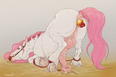 anal anal_penetration animal_genitalia animal_penis anus ass_up ball_gag balls bdsm big_penis bodily_fluids bound buttplug buttplug_in_ass buttplug_insertion cum dock_(anatomy) egg_vibrator equine_anus equine_genitalia equine_penis feral gag gem genital_fluids genitals hooves huge_penis jewel_buttplug lying male male_penetrated mane object_in_ass on_front penetration penis penis_backwards plug_(sex_toy) plug_insertion puffy_anus raised_tail saggy_balls sex_toy sex_toy_in_ass sex_toy_insertion solo tail tail_anus tail_aside vibrator scarlanya equid equine mammal 3:2 absurd_res hi_res huge_filesize
