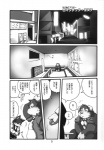 canid canine canis chibineco clothed clothing comic dialogue domestic_dog duo gallery greyscale hi_res japanese_text male male/male mammal monochrome moobs overweight partially_translated solo_focus text translation_check translation_request