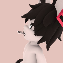 anthro electronics fur male multicolored_body multicolored_fur object_vore oral_vore phone solo swallowing tongue tongue_out vore kris-kawaii x_(kris-kawaii) lagomorph leporid mammal rabbit 1:1 3d_(artwork) 3d_animation animated digital_media_(artwork)