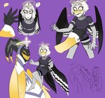 armor blush blush_lines duo female hand_around_waist headgear helmet holding_partner horn horned_helmet male male/female size_difference chimeracocks hazbin_hotel adam_(hazbin_hotel) exorcist_(hazbin_hotel) lute_(hazbin_hotel) angel humanoid hi_res