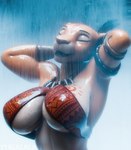 anthro bathing big_breasts breasts clothed clothing eyes_closed female huge_breasts jewelry markings necklace solo tribal tribal_clothing tribal_jewelry tribal_markings tribal_necklace under_boob waterfall waterfall_shower wet yukalala blender_cycles disney the_lion_king nala_(mayosplash) nala_(the_lion_king) felid lion mammal pantherine 3d_(artwork) absurd_res blender_(artwork) digital_media_(artwork) hi_res