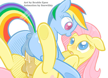 animal_genitalia animal_penis anus balls blue_body blue_eyes blue_fur blush bodily_fluids bouncing_balls cowgirl_position crossgender cum cum_in_vagina cum_inside cutie_mark dock_(anatomy) duo equine_anus equine_genitalia equine_penis erection eye_contact female female_on_top female_penetrated feral floppy_ears from_front_position ftg_crossgender fti_crossgender fur genital_fluids genitals gynomorph gynomorph/female gynomorph_on_bottom gynomorph_penetrating gynomorph_penetrating_female hair intersex intersex/female intersex_on_bottom intersex_penetrating intersex_penetrating_female long_hair looking_at_another looking_at_partner multicolored_hair multicolored_tail nude on_bottom on_top open_mouth penetration penile penile_penetration penis penis_in_vagina pink_eyes pink_hair puffy_anus rainbow_hair rainbow_tail raised_tail sex shaking shivering straddling tail vaginal vaginal_penetration vulva yellow_body yellow_fur b-epon snowlik3 friendship_is_magic hasbro my_little_pony fluttershy_(mlp) rainbow_dash_(mlp) equid equine horse mammal pony 2014 2d_animation animated low_res motion_tweening