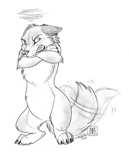 angry avoid_posting canine clenched_teeth conditional_dnp crossed_arms cute digitigrade feral fox mammal solo tailwag tani_da_real teeth
Rating: Safe
Score: 2
User: Caroway
Date: April 05, 2010