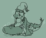 anthro big_penis blush clothing ear_piercing ear_ring erection floppy_ears genitals green_background huge_penis hyper hyper_genitalia hyper_penis long_ears male open_mouth penis piercing ring_piercing robe simple_background solo tail vein veiny_penis pawplants final_fantasy final_fantasy_tactics square_enix ezel_berbier nu_mou 2024 digital_media_(artwork)