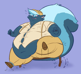 anthro belly belly_overhang belly_peeking_out bench big_belly big_tail biped black_body black_fur bodily_fluids bottomwear button_(fastener) chair_breaking chubby_cheeks clothed clothing fat_arms flat_cap flying_sweatdrops footwear fur furniture_damage hat headgear headwear huge_belly huge_thighs male midriff moobs navel nervous obese obese_anthro obese_male on_bench open_mouth overweight overweight_anthro overweight_male pants pawpads purple_background shoelaces shoelaces_untied shoes simple_background sitting sitting_on_bench solo straining_buttons surprised suspenders sweat sweatdrop tail thick_thighs topwear torn_bottomwear torn_clothing torn_pants undersized_clothing undersized_topwear wardrobe_malfunction white_body white_fur wide_hips tubbytiger animal_crossing nintendo kicks_(animal_crossing) mammal mephitid skunk 2019 full-length_portrait hi_res portrait