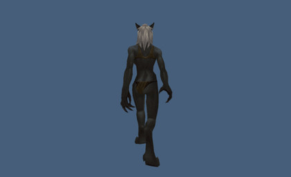 4_fingers 4_toes animated_gif anthro black_claws blue_background blue_eyes butt claws digitigrade feet female fingers hair rear_view simple_background solo tail toes walking unknown_artist blizzard_entertainment warcraft canid mammal werecanid werecreature worgen 3d_(artwork) 3d_animation animated digital_media_(artwork) full-length_portrait portrait short_playtime source_request