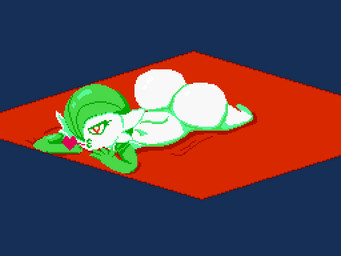 anthro big_butt blowing_kiss butt eyelashes female heart_symbol huge_butt looking_at_viewer lying one_eye_closed plant pokemorph solo wink winking_at_viewer dustiebunnie nintendo pokemon elemental_creature elemental_humanoid flora_fauna gardevoir generation_3_pokemon humanoid plant_humanoid pokemon_(species) 4:3 animated digital_media_(artwork) pixel_(artwork) pixel_animation short_playtime