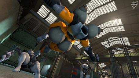 1_eye 5_fingers areola balls big_areola big_balls big_breasts big_butt big_penis breasts bubble_butt butt curvy_figure cybernetics detailed_background erection female fingers genitals grey_body group gun gynomorph handgun headless hev_suit holding_gun holding_handgun holding_object holding_pistol holding_ranged_weapon holding_weapon hourglass_figure huge_areola huge_breasts huge_butt huge_hips huge_thighs humanoid_genitalia humanoid_penis inside intersex machine midair multicolored_body nipples not_furry nude nude_female nude_gynomorph nude_humanoid nude_intersex orange_body penis pistol puffy_nipples ranged_weapon shooting stunstick thick_thighs two_tone_body voluptuous voluptuous_female voluptuous_gynomorph voluptuous_humanoid voluptuous_intersex weapon white_body wide_hipped_female wide_hipped_gynomorph wide_hipped_humanoid wide_hipped_intersex wide_hips ordinary_pictures kabalmystic_(modeler) half-life valve combine_assassin animate_inanimate combine cyborg humanoid living_clothing robot robot_humanoid 16:9 2025 3d_(artwork) digital_media_(artwork) hi_res source_filmmaker_(artwork) watermark widescreen
