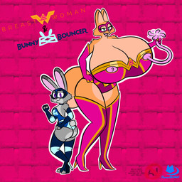 anthro armwear balaclava big_breasts big_butt bodysuit boots breasts butt clothing domino_mask duo elastic_nipples elbow_gloves eyemask eyewear female fingerless_gloves footwear gloves handwear high_heeled_boots high_heels huge_breasts hyper hyper_breasts legwear leotard logo mask nipple_stretch nipples shoes skinsuit superhero superhero_costume tail text thigh_boots thigh_highs tight_clothing toeless_boots toeless_footwear thomasbluewolf disney dreamworks the_bad_guys zootopia breast_woman bunny_bouncer diane_foxington judy_hopps canid canine european_rabbit fox lagomorph leporid mammal oryctolagus rabbit red_fox true_fox 1:1 2026 artist_logo digital_media_(artwork) english_text hi_res