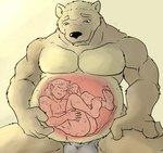 anthro balls brown_body brown_fur butt duo father_pred feet fur genitals hair hand_on_belly male male/male nude smile son_prey vore wet pandottermon gulonine human mammal mustelid musteline wolverine father_(lore) father_and_child_(lore) father_and_son_(lore) incest_(lore) parent_(lore) parent_and_child_(lore) parent_and_son_(lore) son_(lore)