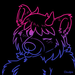 anthro bisexual_pride_colors blep blush blush_lines eyelashes female fur hair horn lgbt_pride looking_at_viewer one_eye_closed pride_colors short_hair smile smiling_at_viewer snout solo tongue tongue_out wink winking_at_viewer cloudspaniel conditional_dnp lgbt_pride_month solari_(bearnaise) bear mammal 1:1 2026 bust_portrait digital_drawing_(artwork) digital_media_(artwork) icon krita_(artwork) line_art portrait trans_(lore) trans_woman_(lore)