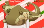 5_fingers 5_toes anthro areola big_breasts big_butt black_claws blush body_blush breasts butt claws countershade_feet countershading feet female fingers foot_blush foot_focus huge_breasts huge_butt humanoid_feet humanoid_hands hyper hyper_breasts hyper_butt mature_anthro mature_female mistletoe nipples non-mammal_breasts non-mammal_nipples plant plantigrade solo thick_thighs toes conditional_dnp zp92 margret_stalizburg reptile scalie snake 2020 hi_res